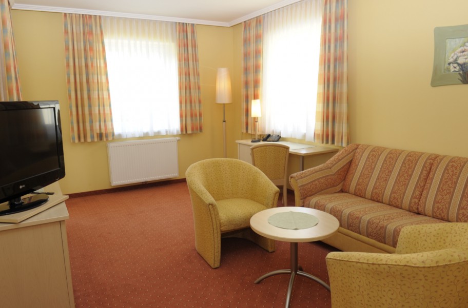 Wohnzimmer der Suite